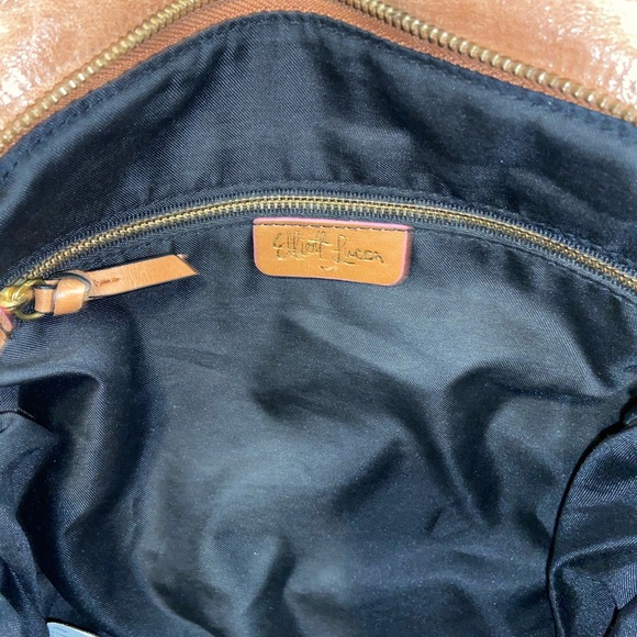 Elliott Lucca Brown Leather Satchel - Picture 12 of 14